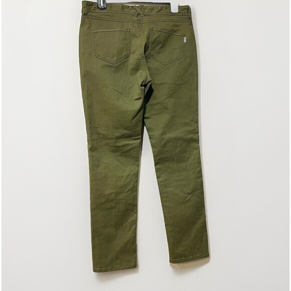 NWT Women's Mountain Hardwear Twill Ankle Jeans Army Green Size 8 - Picture 7 of 9